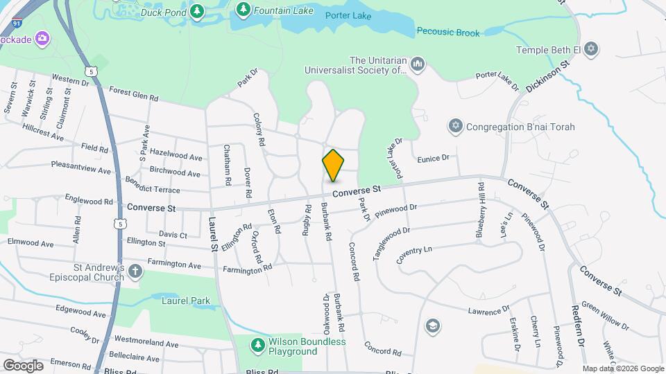 350 Converse St Map and Location Details