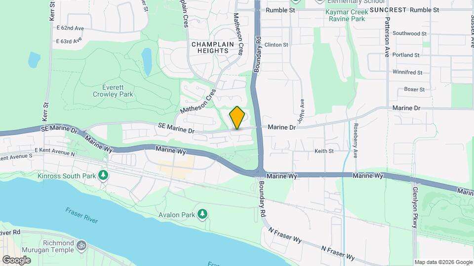 3620 Marine Dr SE Map and Location Details