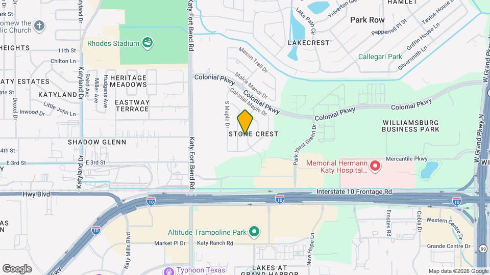 1219 Colonial Manor Dr Map and Location Details