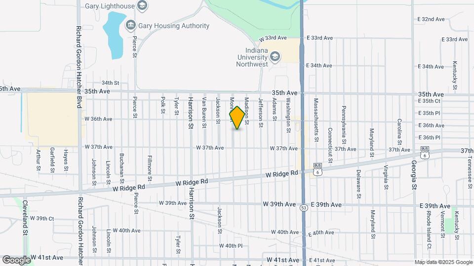 3637 Monroe St Map and Location Details