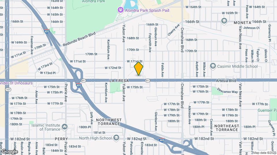 3415 Artesia Blvd Map and Location Details