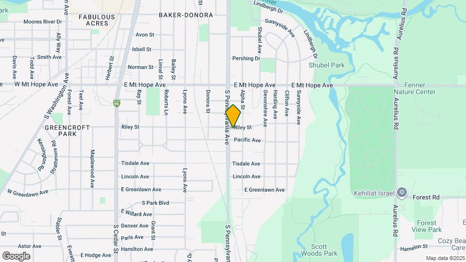 2205 S Pennsylvania Ave Map and Location Details