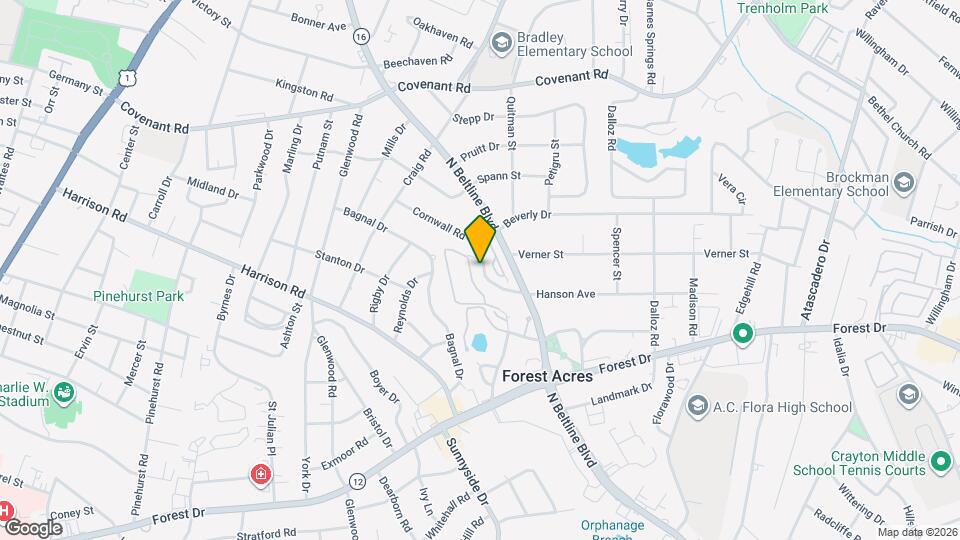 3410 Hanson Ave Map and Location Details