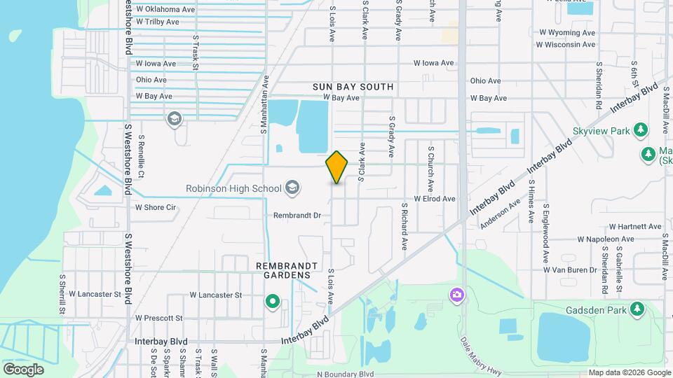 6314 S Lois Ave Map and Location Details