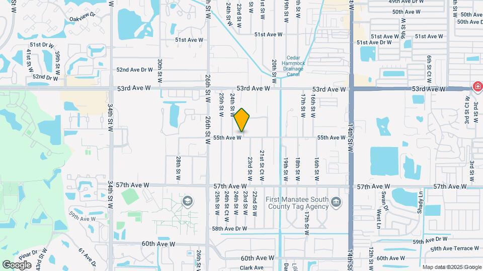 5420 23rd St Ct W Map and Location Details
