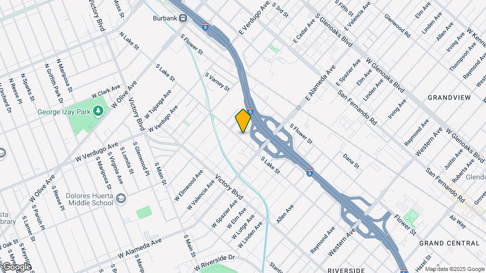 820 S Lake St Map and Location Details