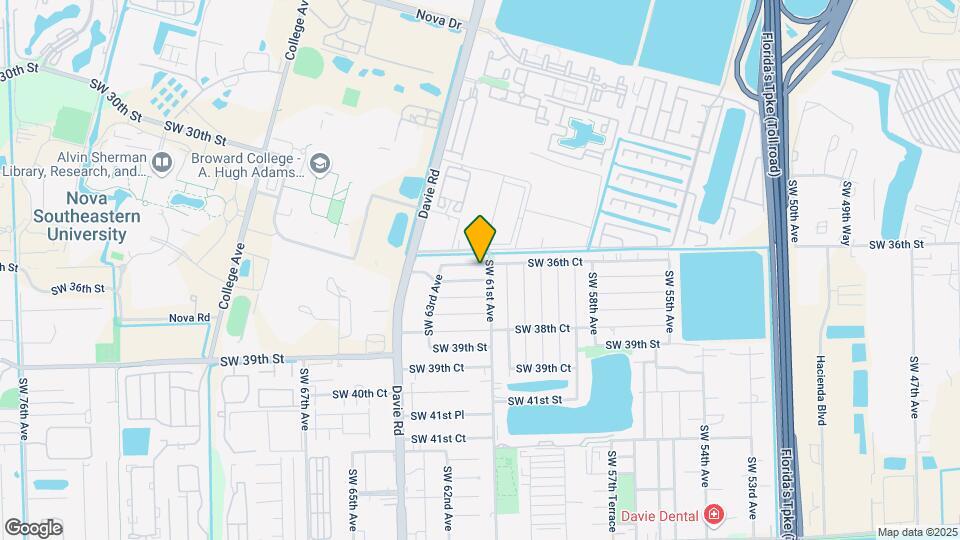 6191 SW 37th St Map and Location Details