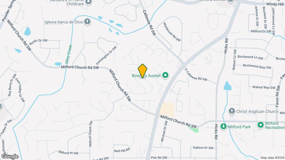 1230 Everwood Dr SW Map and Location Details