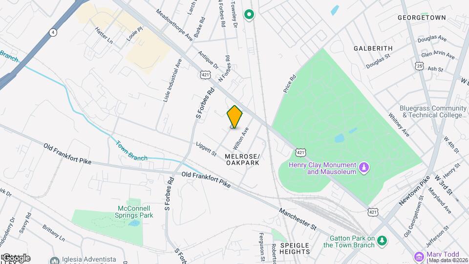 120 Clyde St Map and Location Details