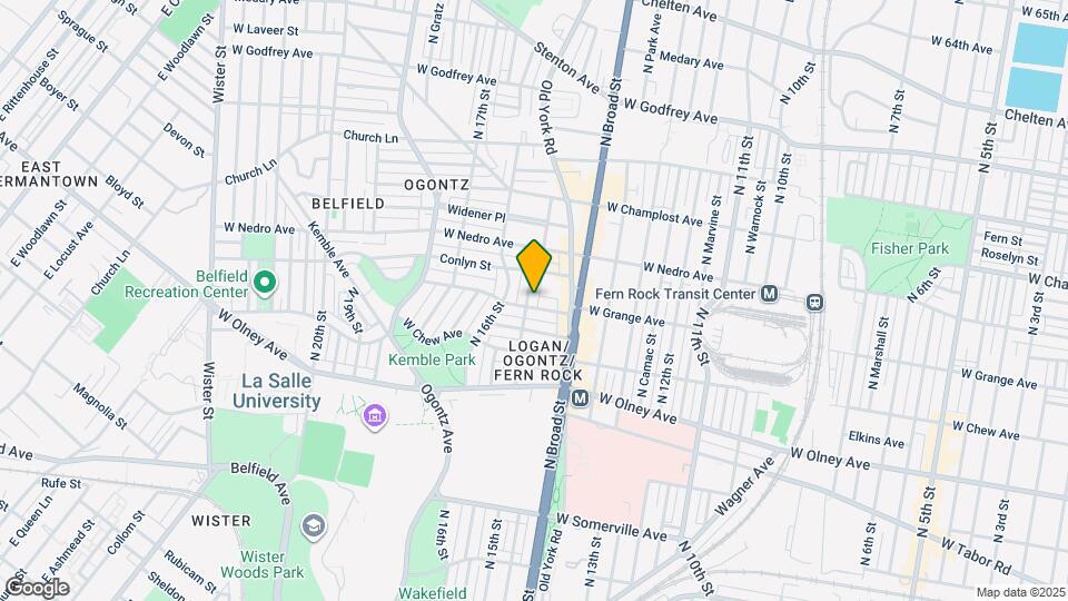5809 N 15th St Map and Location Details