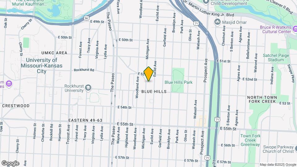 5229 Brookwood Ave Map and Location Details
