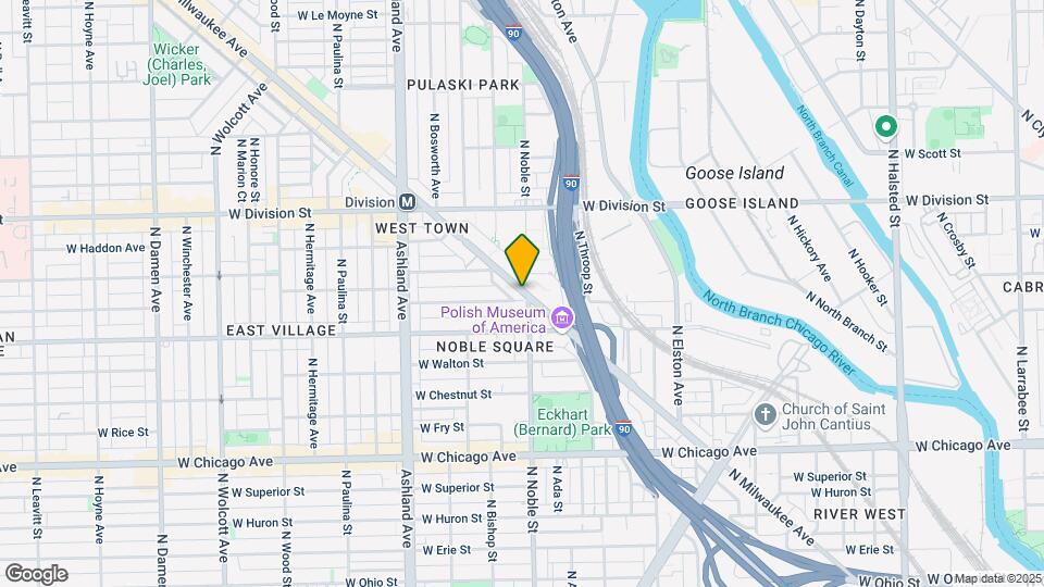 1046 N Milwaukee Ave, Unit # 03 Map and Location Details