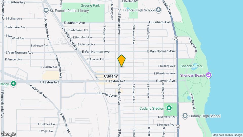 4600 S Packard Ave Map and Location Details