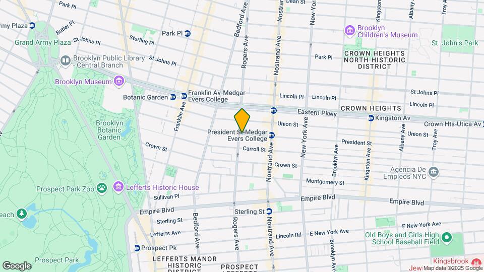 241 Rogers Ave Mapa y Detalles de la Ubicación