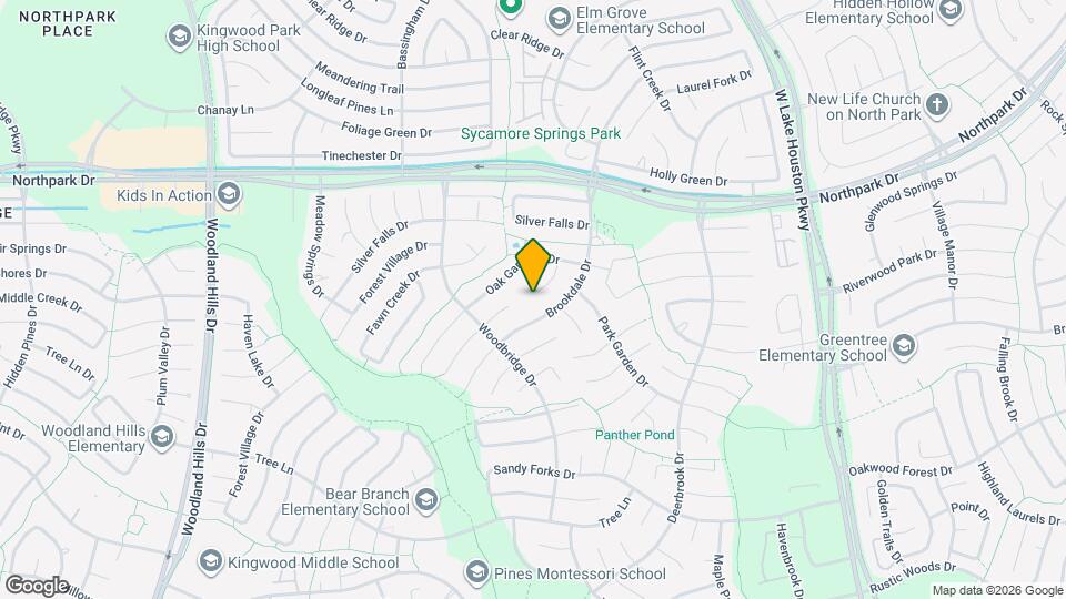 4110 Valley Haven Dr Map and Location Details