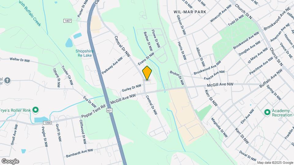 296 Gurley Dr NW, Unit 296 Gurley Dr Concord NC Map and Location Details