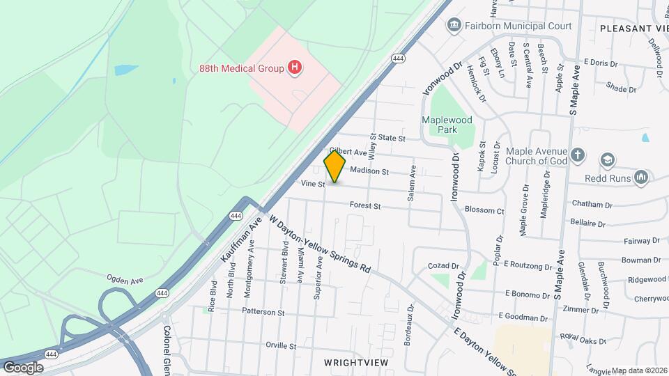 356 Vine St Map and Location Details