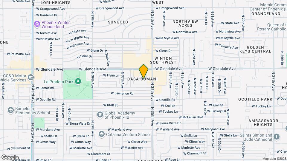 6814 N 35th Ave Map and Location Details