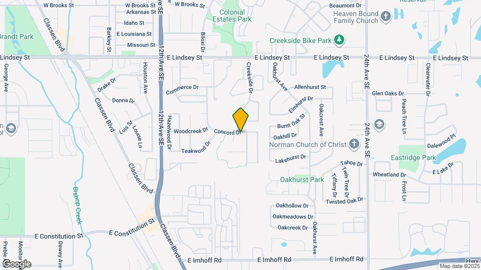 1726 Concord Dr Map and Location Details