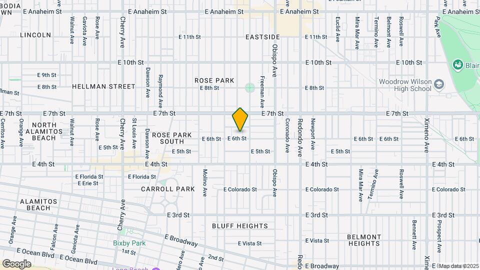 2909 E 6th St-Unit -#D Map and Location Details