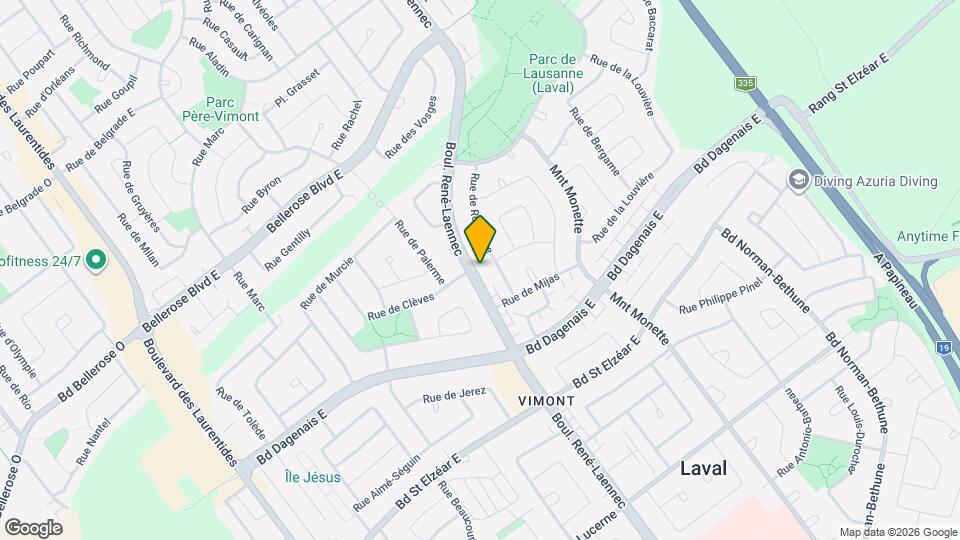 2225-2231 René-Laennec Boul Map and Location Details