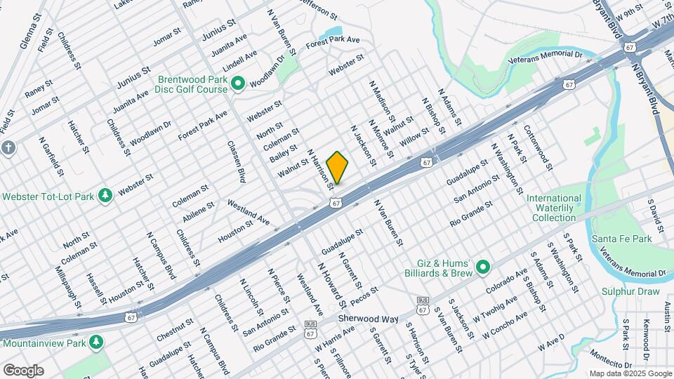 1835 Willow St Mapa y Detalles de la Ubicación