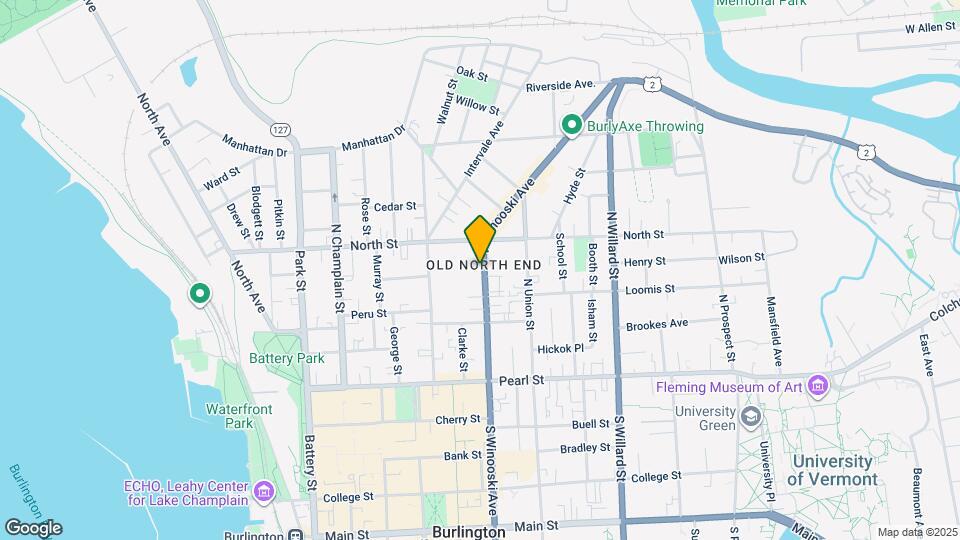 119 N Winooski Ave Mapa y Detalles de la Ubicación