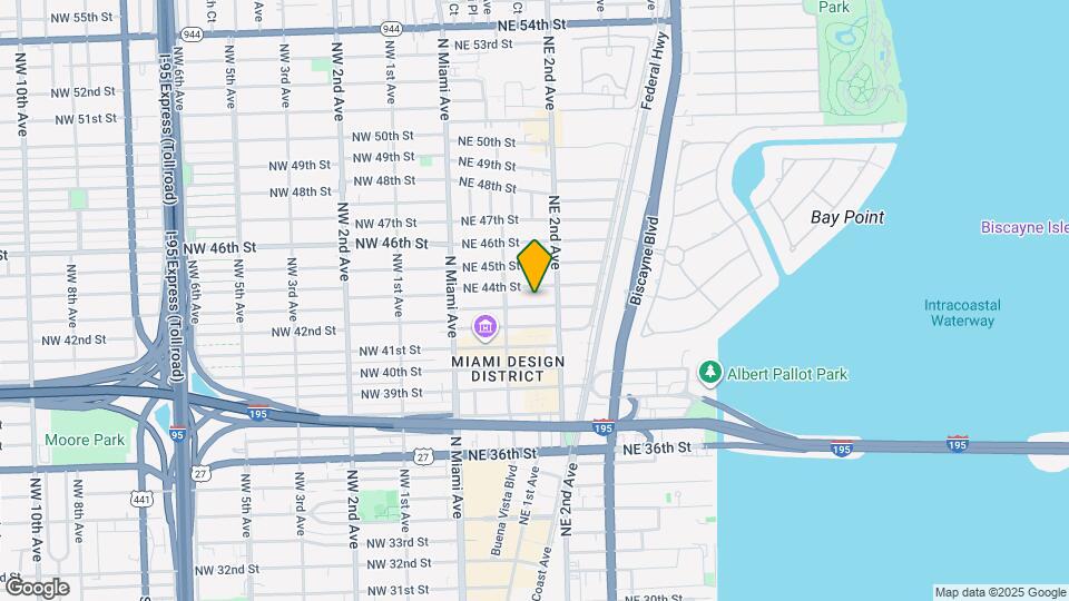 151 NE 43rd St Map and Location Details