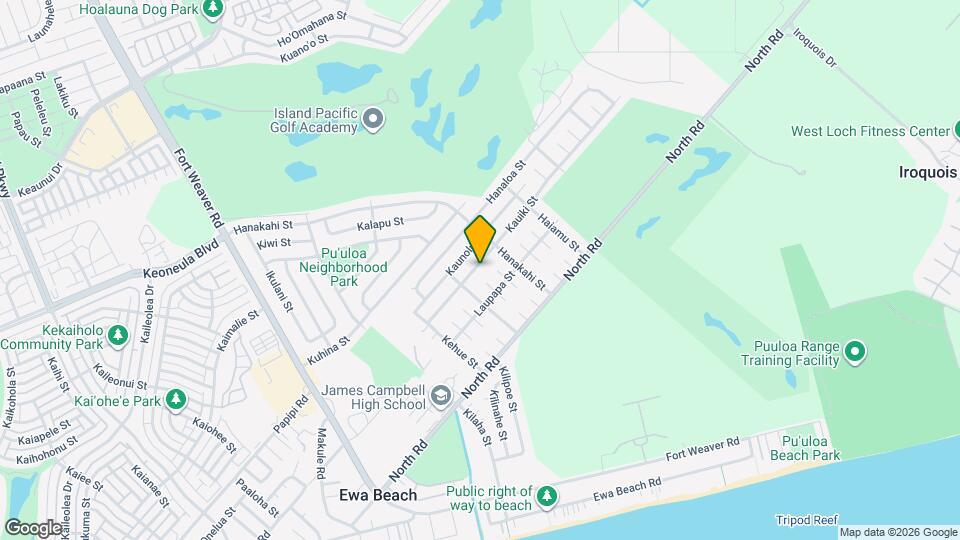 91-1083-1083 Kauiki St Map and Location Details