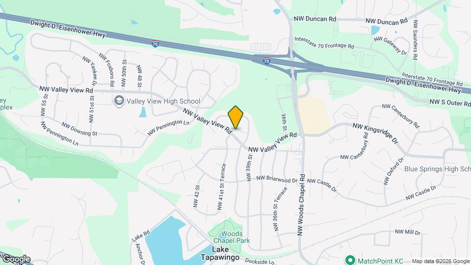 4012 NW Delwood Ct Map and Location Details