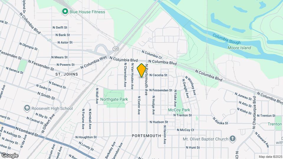 9628 N Exeter Ave Map and Location Details