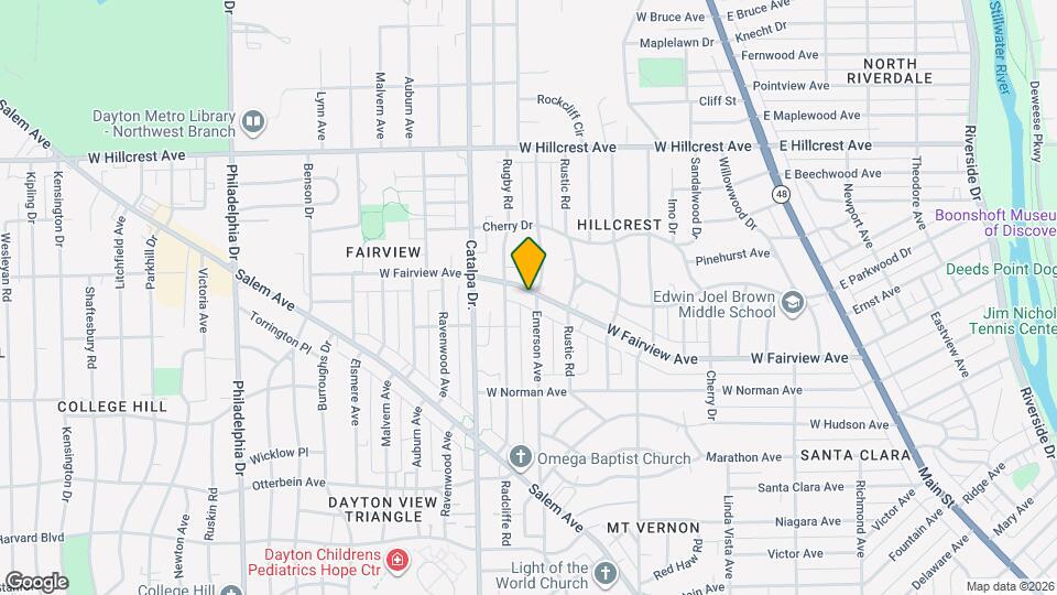 702 W Fairview Ave Map and Location Details