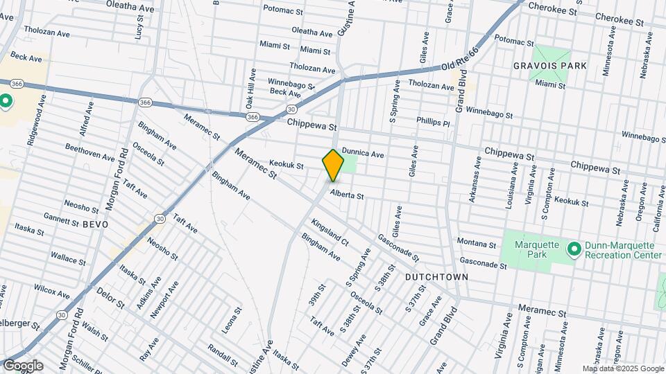 3926 Gustine Ave Map and Location Details