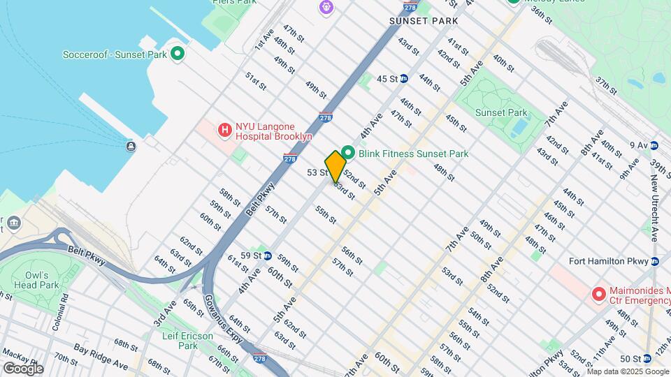 414 53rd St Map and Location Details