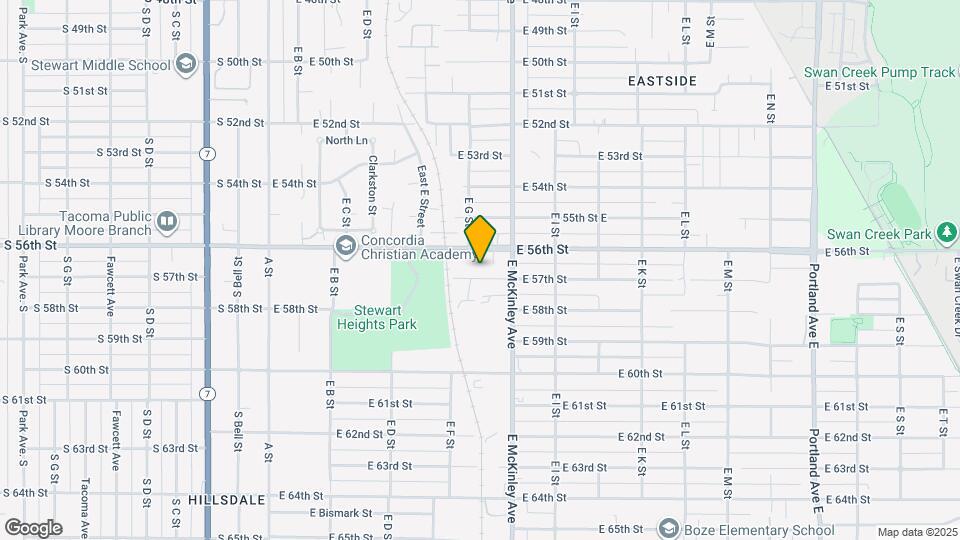 621 E 57th St Map and Location Details