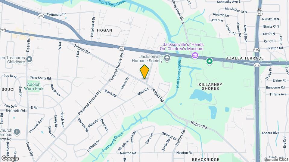 8229 Hogan Rd Map and Location Details