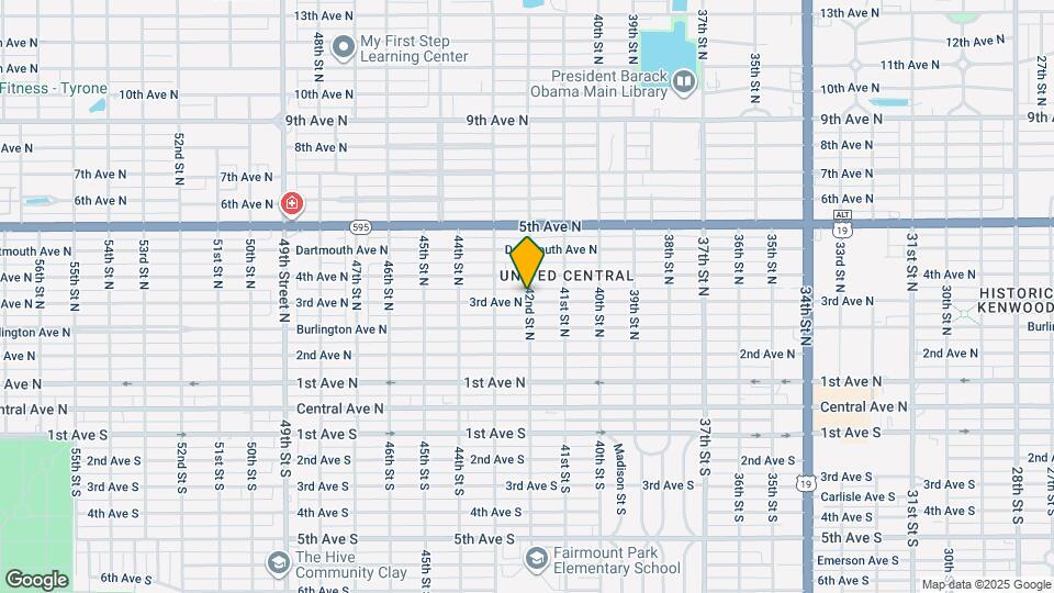 4201 3rd Ave N Map and Location Details