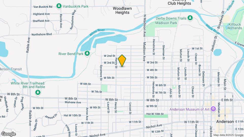 1308 W 4th St Mapa y Detalles de la Ubicación