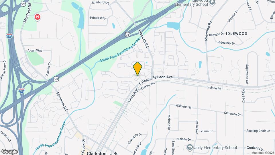 Room in Condo on Brockett Pl Map and Location Details