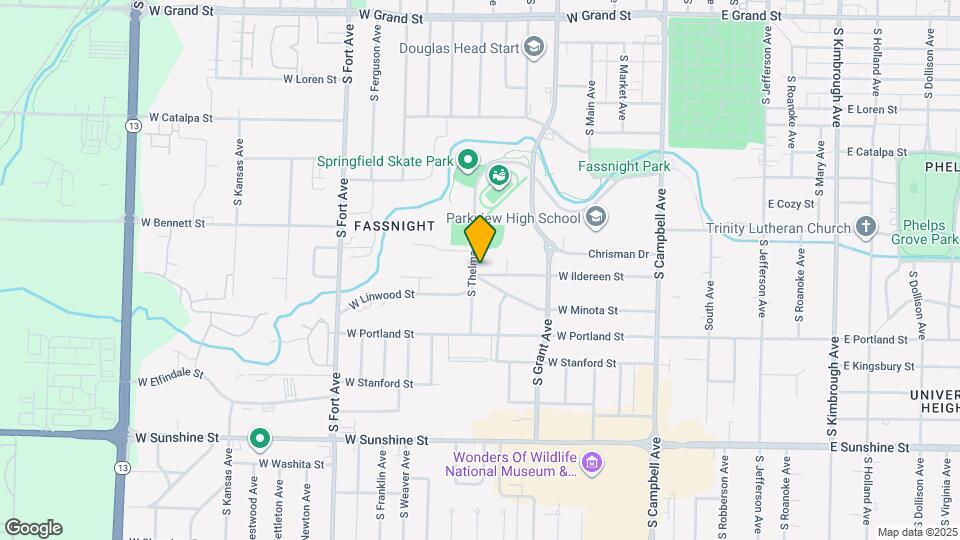 1450 S Thelma Ave Map and Location Details