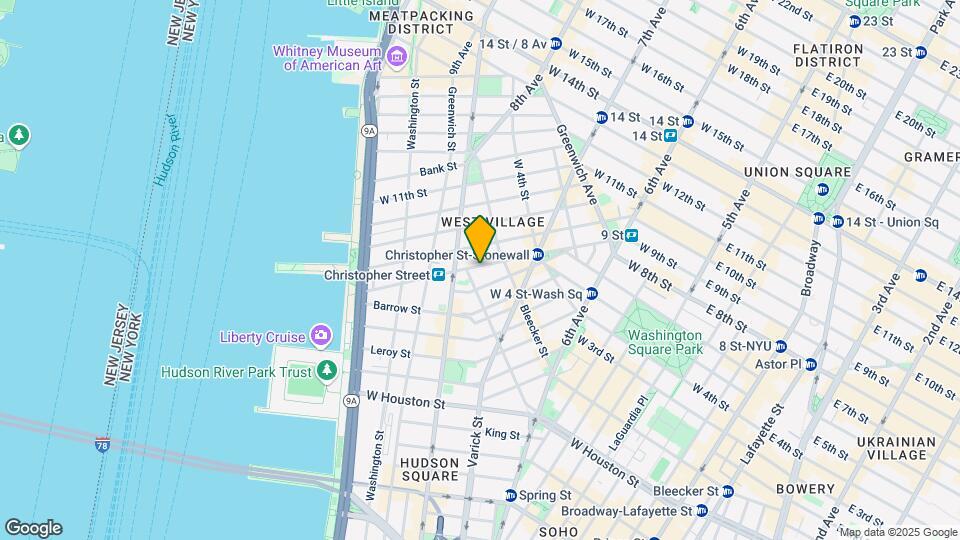 114-116 Christopher St Mapa y Detalles de la Ubicación