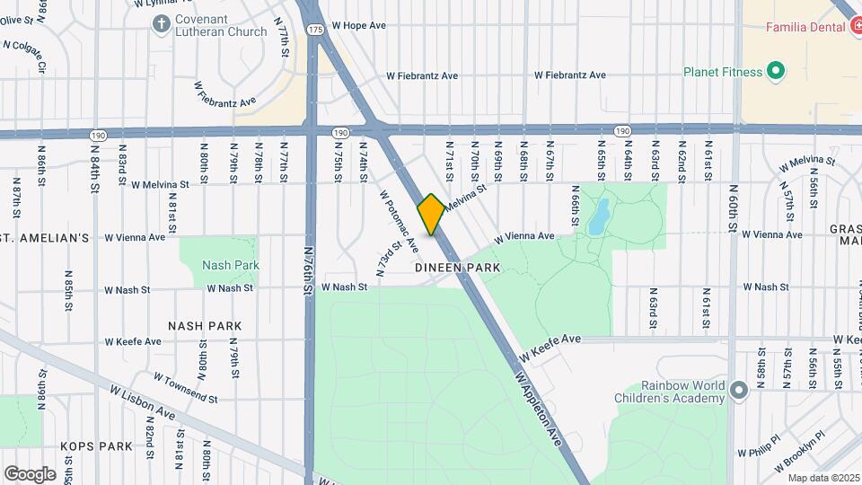 7147 W Appleton Ave Map and Location Details
