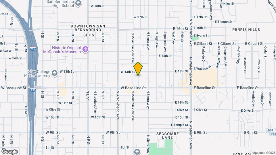 1272 Genevieve Street Map and Location Details