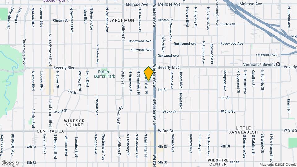 148 N Manhattan Pl Map and Location Details