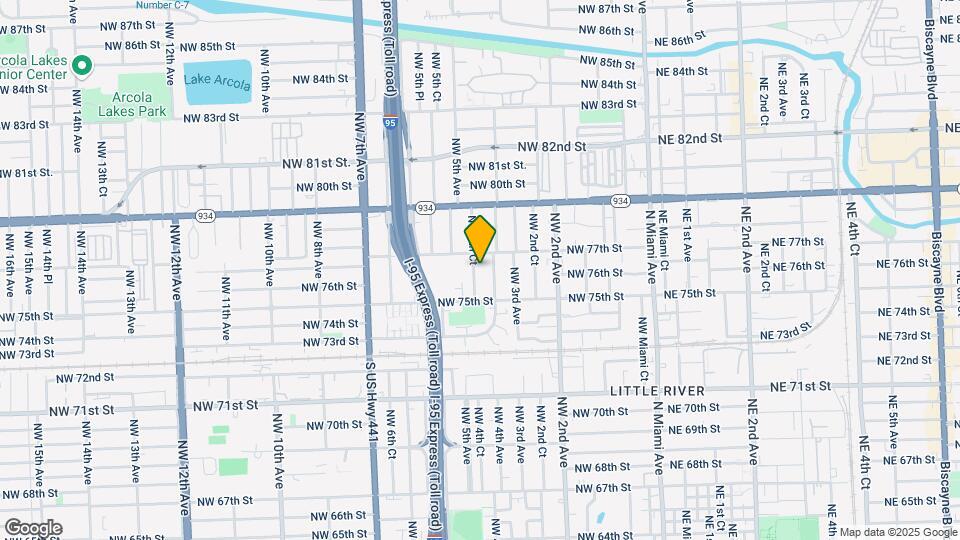 7615 NW 4th Ct Map and Location Details
