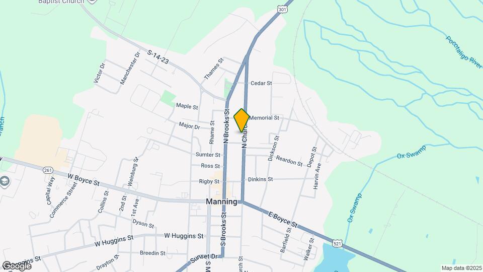 219 N Church St Mapa y Detalles de la Ubicación