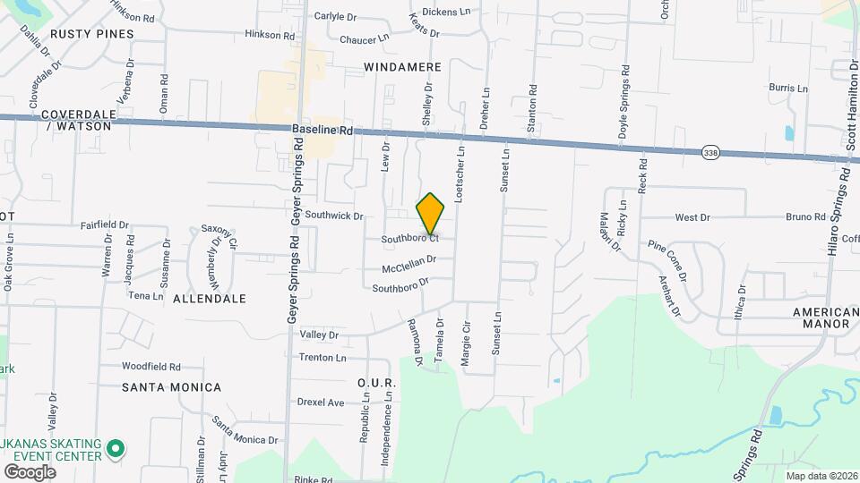 5301 Southboro Ct Map and Location Details