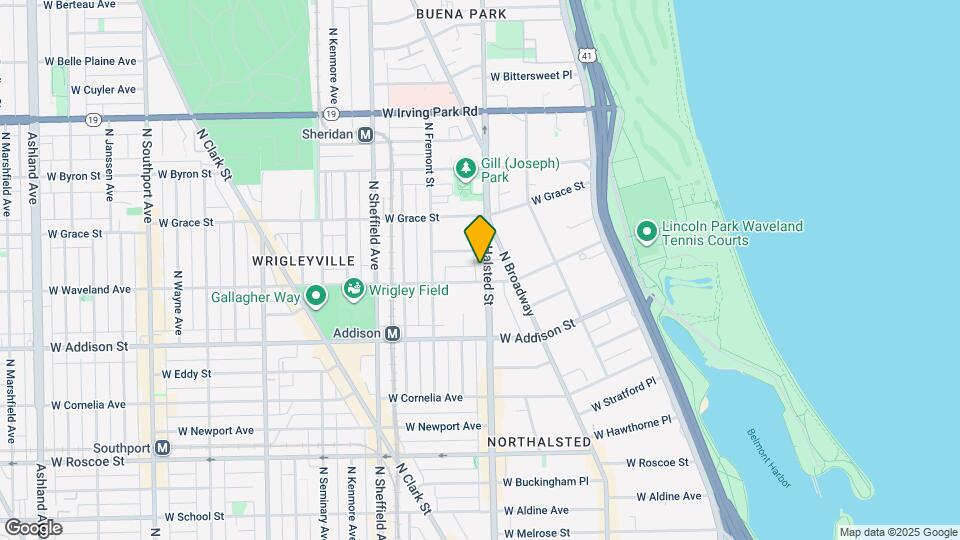 3710 N Halsted St Mapa y Detalles de la Ubicación