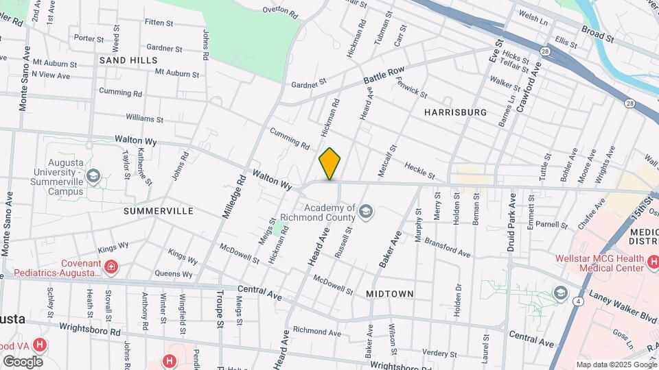 2054 Walton Wy Map and Location Details