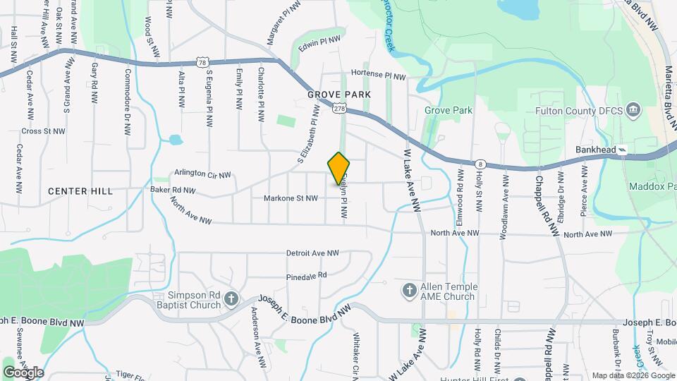 542 S Evelyn Pl NW Map and Location Details